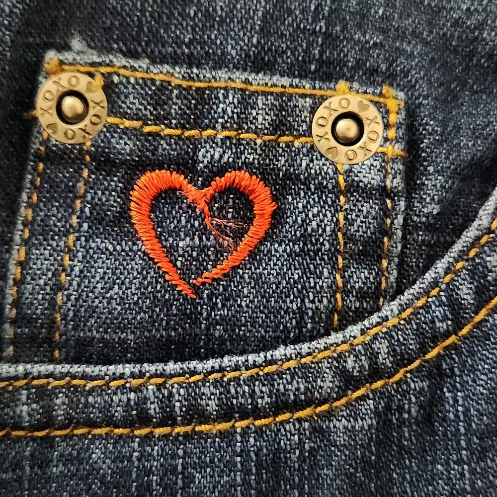 XOXO Girls Jeans ❤️ Vintage Flared Jeans - Picture 4 of 5